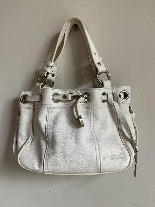 Lederen tasje Emmy Wieleman, Handtassen en Accessoires, Tassen | Damestassen, Wit, Ophalen of Verzenden
