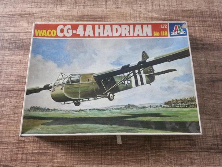 Italeri WACO CG-4A Hadrian 1/72, Hobby en Vrije tijd, Modelbouw | Vliegtuigen en Helikopters, Gebruikt, Vliegtuig, 1:72 tot 1:144