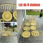 Lot de 8 chaises, Jardin & Terrasse, Ensembles de jardin, Enlèvement, Utilisé