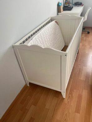 Lit cage bébé, Enlèvement, Utilisé, Matelas