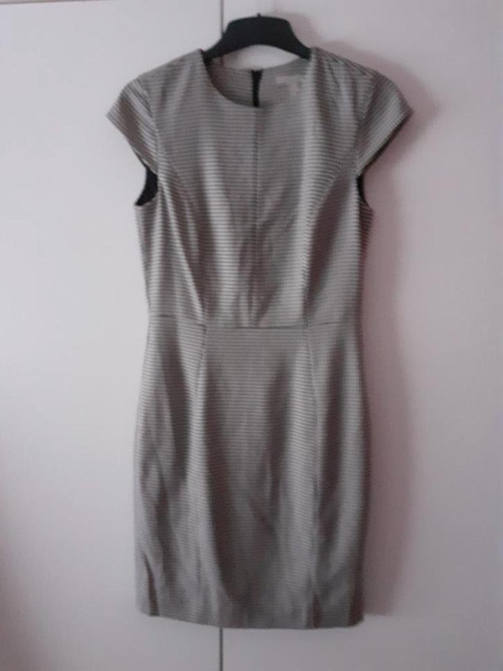 Zwart/wit jurk  maat 36     merk  HM, Kleding | Dames, Jurken, Nieuw, Maat 36 (S), Wit, Ophalen