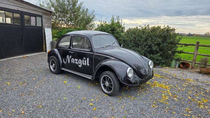volkswagen kever, Auto's, Oldtimers, Particulier, Volkswagen, Benzine, Coupé, 2 deurs, Handgeschakeld, Zwart, Zwart, Stof, Achterwielaandrijving
