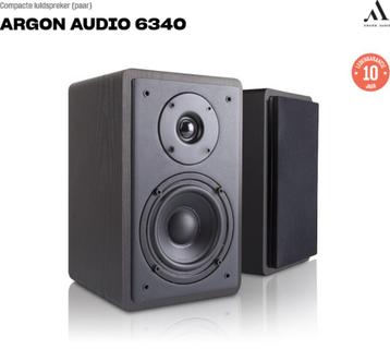 Haut-parleur 2 voies Argon Audio 6340 noir avec X-OVE amélio