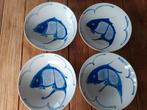 Prachtige set borden met koi, Antiek en Kunst, Ophalen of Verzenden