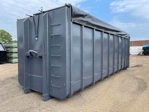 ALL-IN Containers Afzetcontainer 43m3 voorzien van klapnette, Zakelijke goederen, Machines en Bouw | Keten en Containers