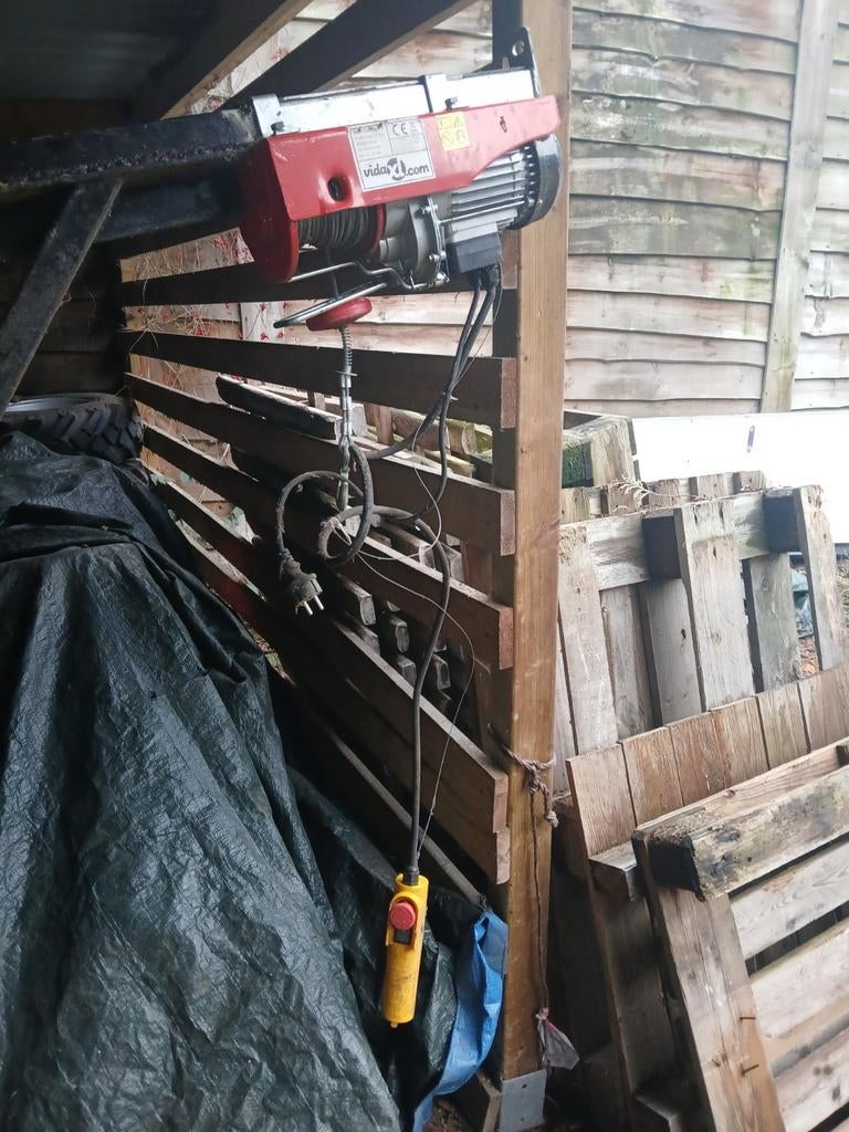 Elektrische takel, Ophalen