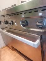 Cuisinière professionnelle HORECA 6 feux à gaz en inox., Electroménager, Cuisinières, Gaz, Enlèvement, Utilisé, À Poser