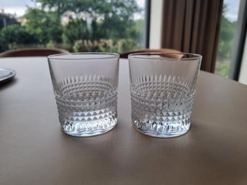 Twee nieuwe Whisky glazen van Christofle beschikbaar voor biedingen