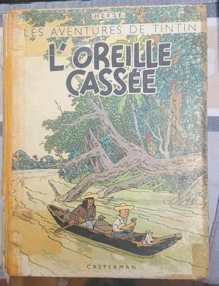 kuifje - tintin: l'oreille cassée, Boeken, Stripverhalen, Ophalen of Verzenden