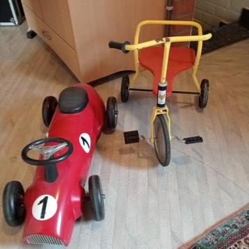 Fietsje en trapauto beschikbaar voor biedingen