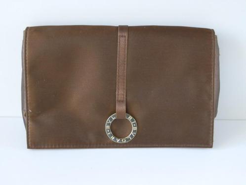 Bulgari beautycase of beautytas. Bruin. Bvlgari., Handtassen en Accessoires, Beautycases, Zo goed als nieuw, Softcase, Bruin, Ophalen of Verzenden