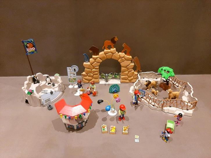 playmobil dierentuin pakket, Kinderen en Baby's, Speelgoed | Playmobil, Zo goed als nieuw, Complete set, Ophalen