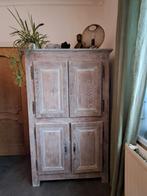 Mooie oude tv kast uit eik, Enlèvement, Utilisé, Chêne