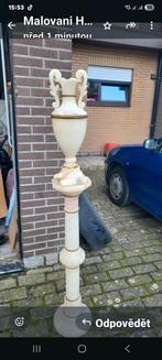 Marmer zuil  vaz lamp, Ophalen, Zo goed als nieuw