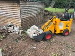 Tuin opruimen hout hakselen minigraver met bestuurder grond, Ophalen of Verzenden
