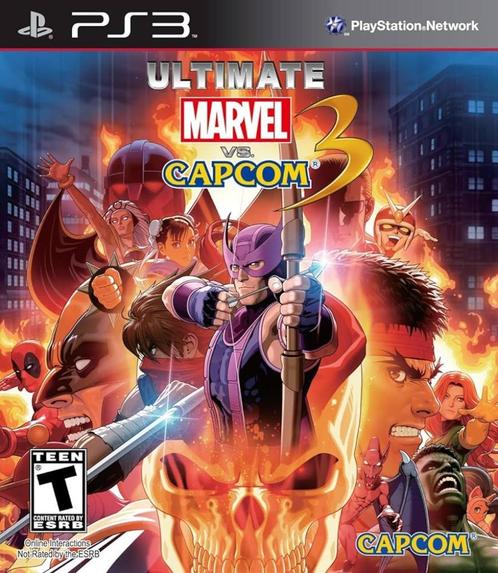 PS3 Ultimate Marvel vs Capcom 3 (Nieuwstaat), Consoles de jeu & Jeux vidéo, Jeux | Sony PlayStation 3, Neuf, Combat, 2 joueurs