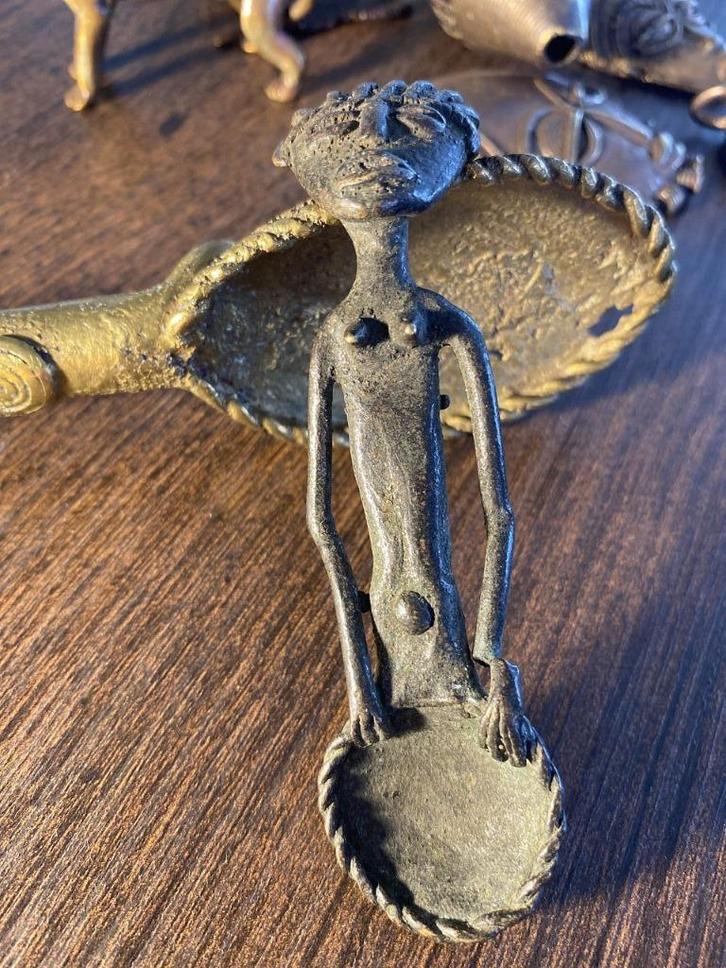 Antieke 18e eeuwse set aka goudgewichten, Antiek en Kunst, Kunst | Niet-Westerse kunst, Ophalen of Verzenden