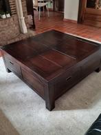 koloniale salontafel, Huis en Inrichting, Tafels | Salontafels, Ophalen, Vierkant, Koloniaal