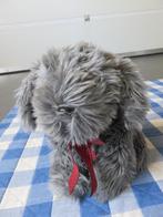 Knuffel: Grijze hond - pluche - knuffeldier - Nicotoy, Kinderen en Baby's, Speelgoed | Knuffels en Pluche, Ophalen of Verzenden