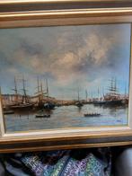 Oude tafel, Antiek en Kunst, Kunst | Schilderijen | Klassiek, Ophalen of Verzenden