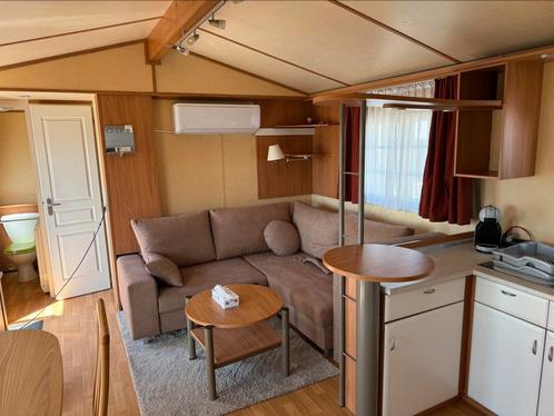 Stacaravan met airco vaatwasser wasmachine elektrisch bed, Caravans en Kamperen, Stacaravans, Ophalen