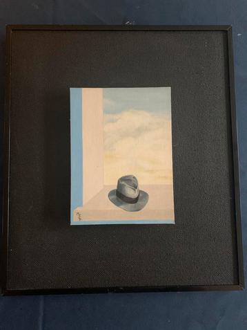 Schilderijtje olie op paneel beschikbaar voor biedingen