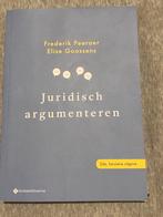 Juridische Argumentatieleer Frederik Peeraer, Elise Goossens, Boeken, Ophalen