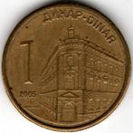 Serbie : 1 Dinar 2005 KM#39 Ref 14809, Enlèvement ou Envoi, Monnaie en vrac, Autres pays