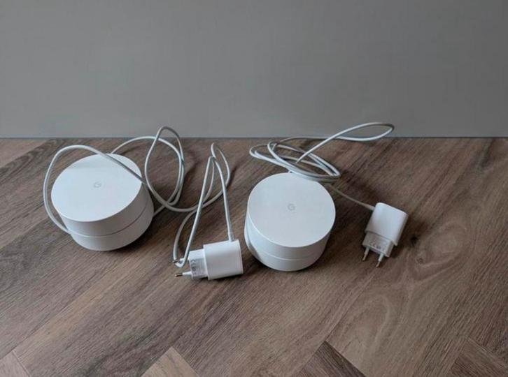 Google mesh 5 stuks, Computers en Software, Routers en Modems, Zo goed als nieuw, Router, Ophalen of Verzenden
