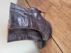 Bruine lederen laarzen maat 40, Kleding | Dames, Schoenen, Bruin, Ophalen of Verzenden, Zo goed als nieuw, Harlot