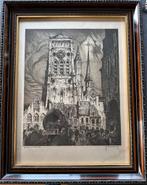 Ets van Roger Hebbelinck (1912-1987), Antiek en Kunst, Kunst | Etsen en Gravures, Ophalen