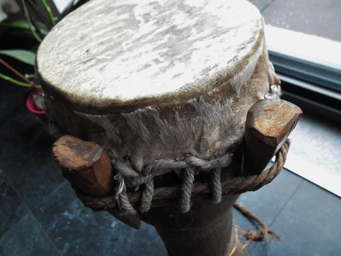 Trommel uniek stuk-diameter 13cm-H43cm, Muziek en Instrumenten, Percussie, Zo goed als nieuw, Trommel, Ophalen of Verzenden