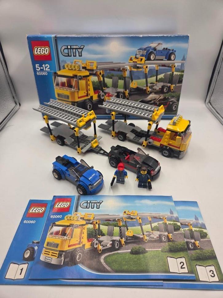 Lego City 60060 Auto Transporter, Kinderen en Baby's, Speelgoed | Duplo en Lego, Zo goed als nieuw, Lego, Complete set, Ophalen of Verzenden