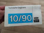 Ford service Technische Gegevens boek 10/90, Ophalen of Verzenden