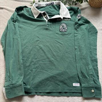 North Sails Groen Lange Mouwen Polo Shirt Zomer Lente L beschikbaar voor biedingen