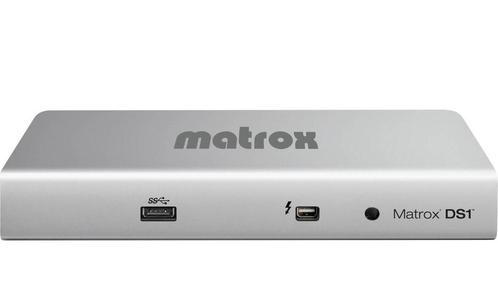 Matrox DS1 Thunderbolt Docking Station for MacBook Pro/Air, Computers en Software, Dockingstations, Gebruikt, Docking station