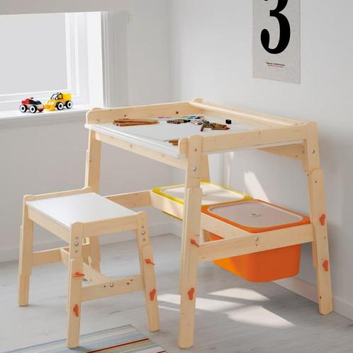 FLISAT Kinderbureau, verstelbaar, Kinderen en Baby's, Kinderkamer | Tafels en Stoelen, Zo goed als nieuw, Tafel(s) en Stoel(en)