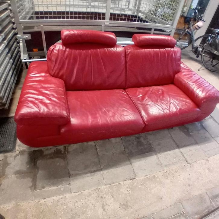 Italiaanse lederen zetel 20 euro, Huis en Inrichting, Zetels | Zetels, Ophalen