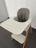 stokke steps met babyzitje en harnasje en tafelblad, Enlèvement, Comme neuf, Chaise évolutive, Ceinture(s)