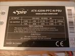 Alimentation PC SPIRE ATX-420W-PFC-N-PSU 420 Watt, Informatique & Logiciels, Comme neuf, Enlèvement ou Envoi