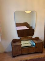 Vintage spiegel en kap/opmaak/toilettafel 1947 heel elegant, Huis en Inrichting, Ophalen, Gebruikt, 150 tot 200 cm, Vintage 1947