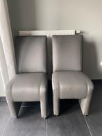 2 prachtige grijze stoelen in PU, Enlèvement, Neuf
