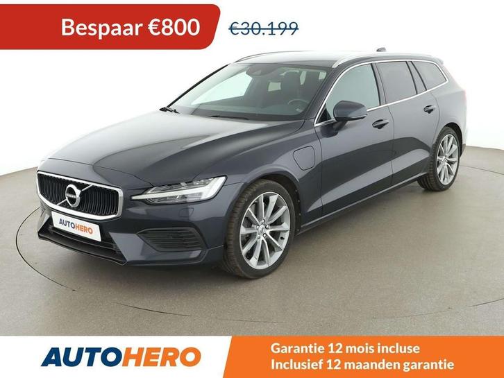 Volvo V60 2.0 T6 Plug-in Hybrid Inscription Expression AWD, Auto's, Volvo, Te koop, V60, 4x4, ABS, Achteruitrijcamera, Airbags