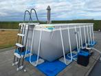 Intex Zwembad met zandfilter en warmtepomp, Ophalen, Zo goed als nieuw
