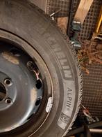 Pneus d'hivers michelin alpin 6 sur jante, Auto-onderdelen, Banden en Velgen, Ophalen, Band(en)