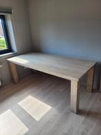 tafel 1x2m groot rustiek massief hout, Huis en Inrichting, Ophalen, Zo goed als nieuw