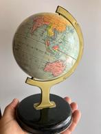 Vintage retro kleine metalen wereldbol, Ophalen, Zo goed als nieuw