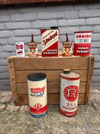 Bidons à huile Huiles Renault divers, Enlèvement ou Envoi, Utilisé, Emballage