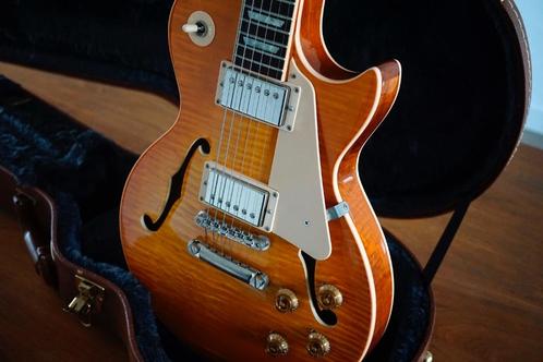 Gibson Les Paul Memphis ES 1995 [Yellow Sunburst], Muziek en Instrumenten, Snaarinstrumenten | Gitaren | Elektrisch, Zo goed als nieuw
