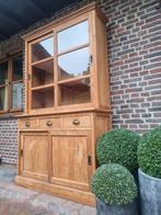 Teak buffetkast/vitrinekast GRATIS LEVERING, Huis en Inrichting, Ophalen of Verzenden, Zo goed als nieuw